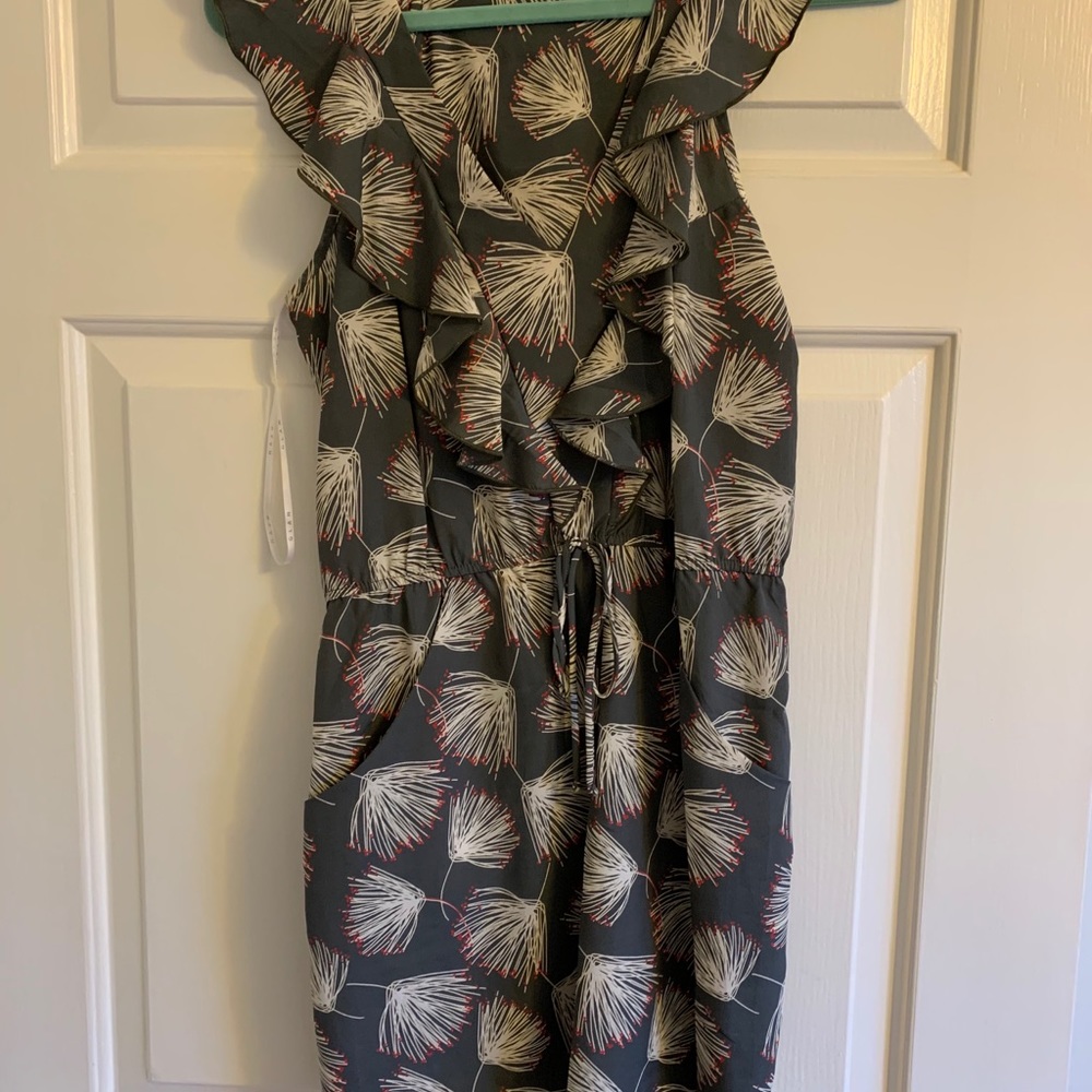 Gray Patterned Dress - image 1